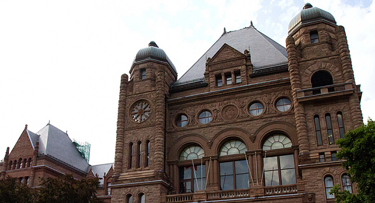 The Legislative Assembly of Ontario. [Image via Alex Gulbord.]
