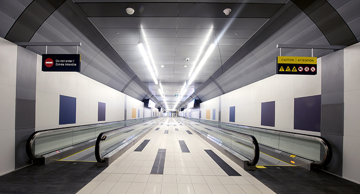 Billy Bishop Airport Unveils Pedestrian Tunnel