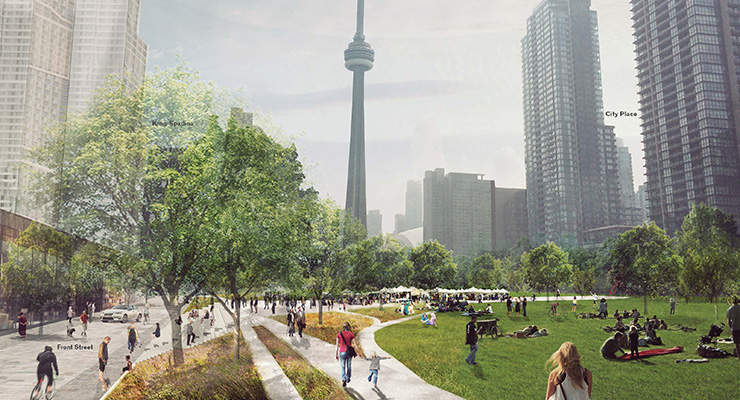Toronto Planning New Park Atop Urban Railway