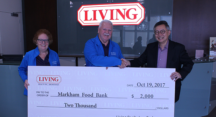 Living Realty celebrates a successful food drive
